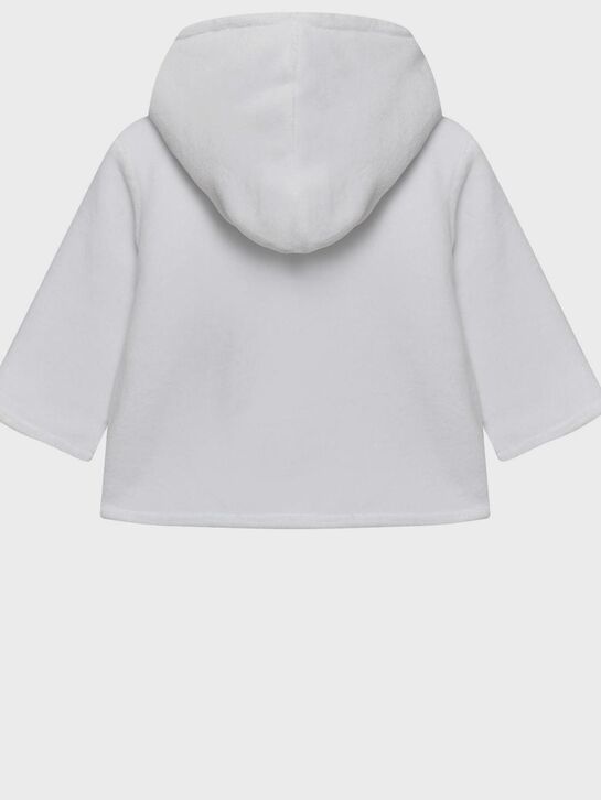 Велюровая кофта на кнопках с капюшоном Lyda Baby | Фото 2