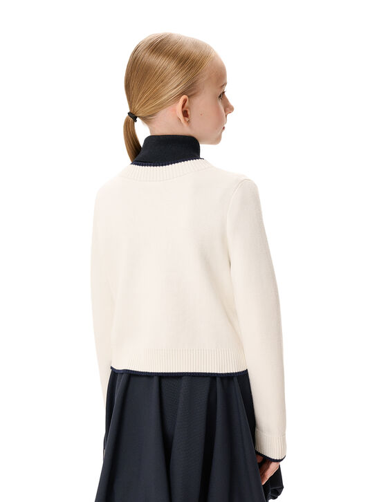 Кардиган с контрастным кантом KengLabel | Фото 5