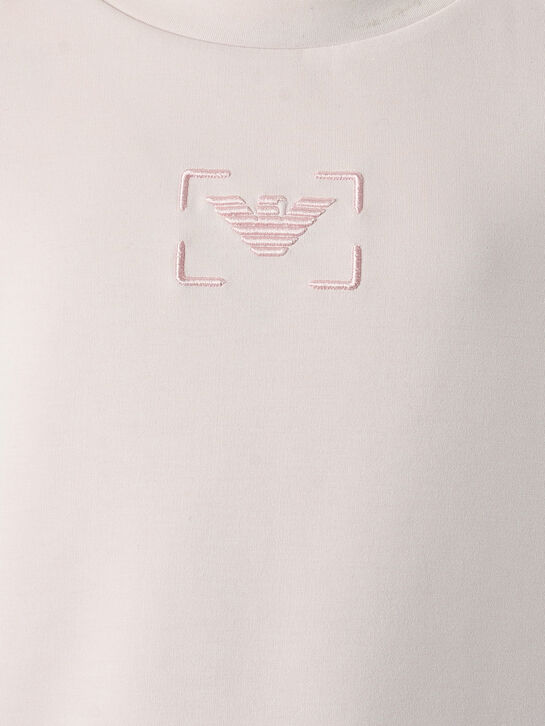 Свитшот с вышитым лого Emporio Armani | Фото 3