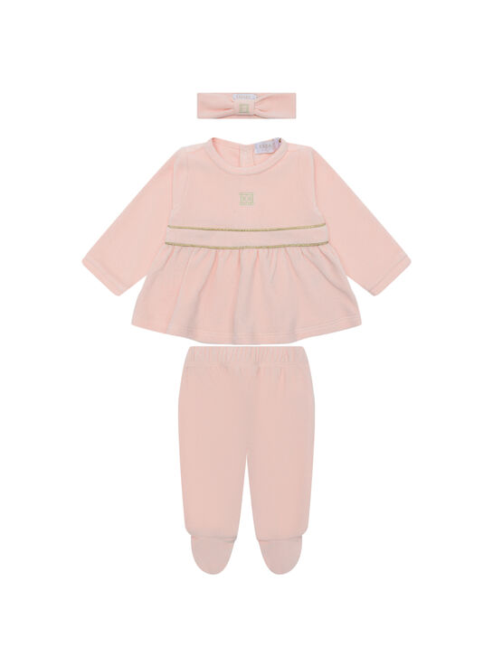 Комплект велюровый, розовый Escada | Фото 1