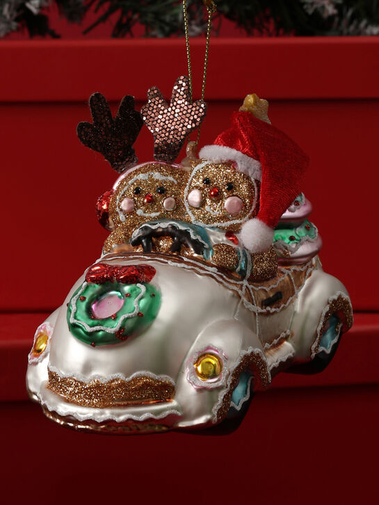 Елочная подвеска в виде пряничной машинки, 14 см Goodwill | Фото 2