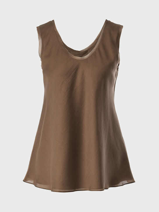 Топ шоколадного оттенка Flashin | Фото 1