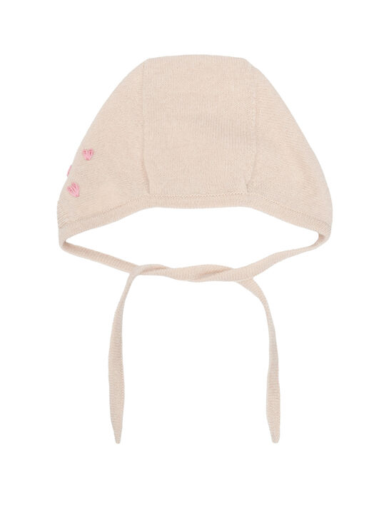 Чепчик с вышивкой, бежевый Born to Bloom | Фото 2