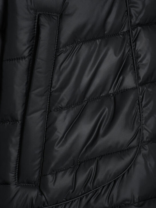 Куртка стеганая, черная Diesel | Фото 3