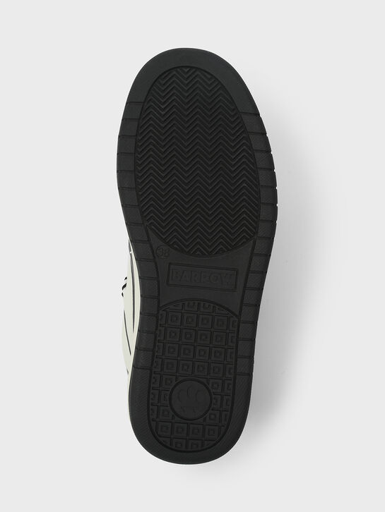 Кеды на крупной шнуровке, белые Barrow | Фото 5