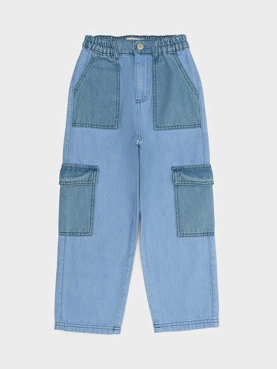 Джинсы с карманами-карго The New Society | Фото 1