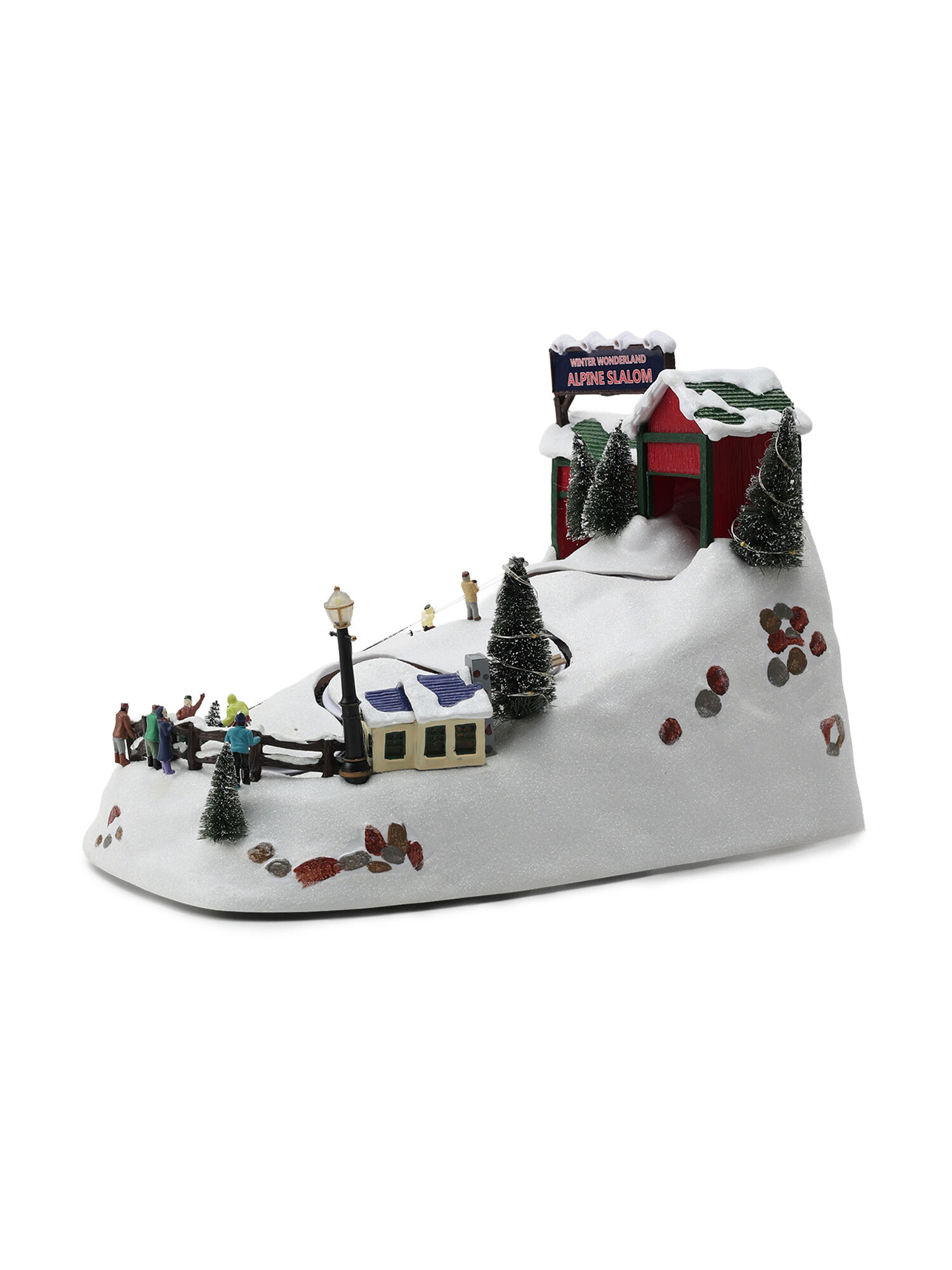 Новогодний сувенир &quot;Альпийский слалом&quot;, адаптер Musicboxworld | Фото 1