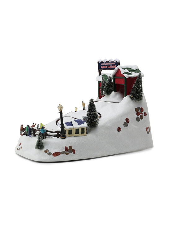 Новогодний сувенир &quot;Альпийский слалом&quot;, адаптер Musicboxworld | Фото 1