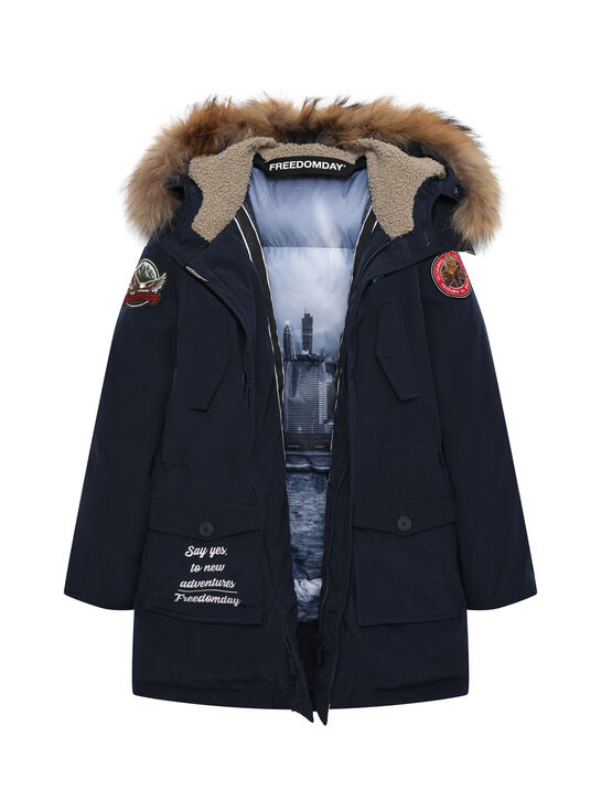 Куртка-парка с патчами Freedomday | Фото 3