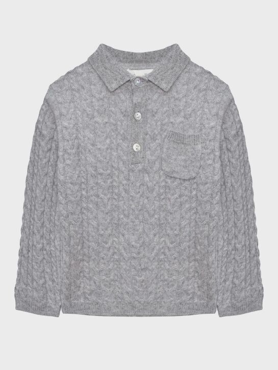 Джемпер поло кашемировый Oscar et Valentine | Фото 1