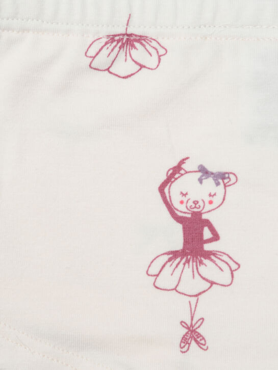 Трусы-шортики с принтом &quot;балерина&quot; Sanetta | Фото 3