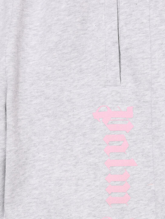 Спортивные брюки с розовым лого Palm Angels | Фото 3