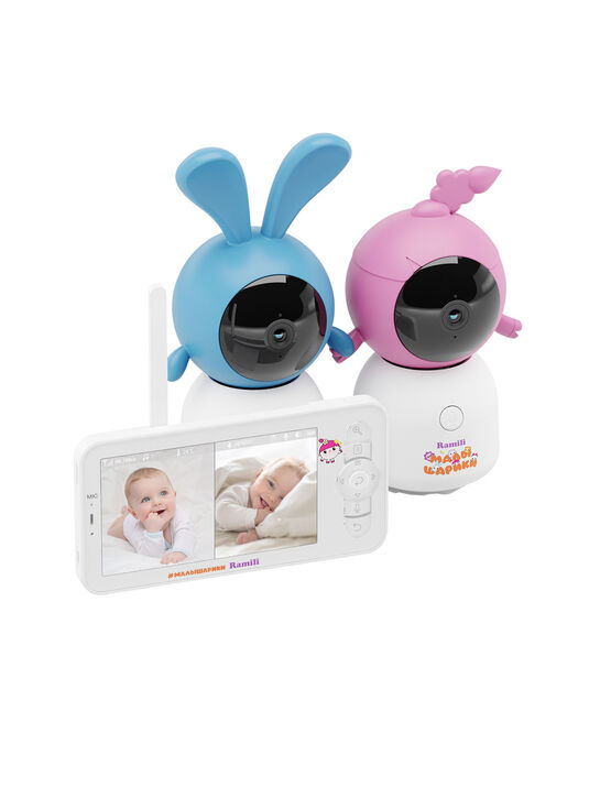 Видеоняня Ramili Baby RV100X2NUSHAKROSНюша и Крошик, Малышарики, с креплениями  | Фото 3