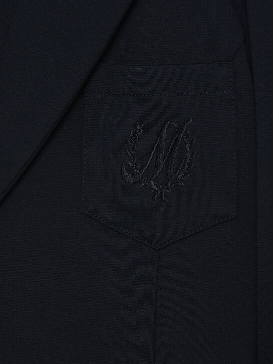 Пиджак из пунто милано Monnalisa | Фото 3