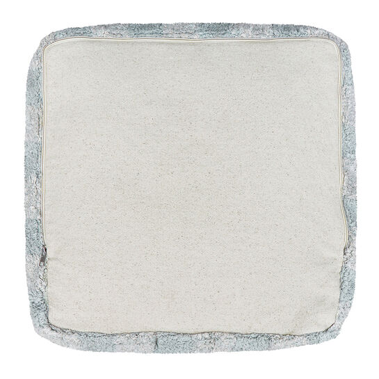 Подушка-пуф Шахматы серо-голубой 20х40х40 см Lorena Canals | Фото 5