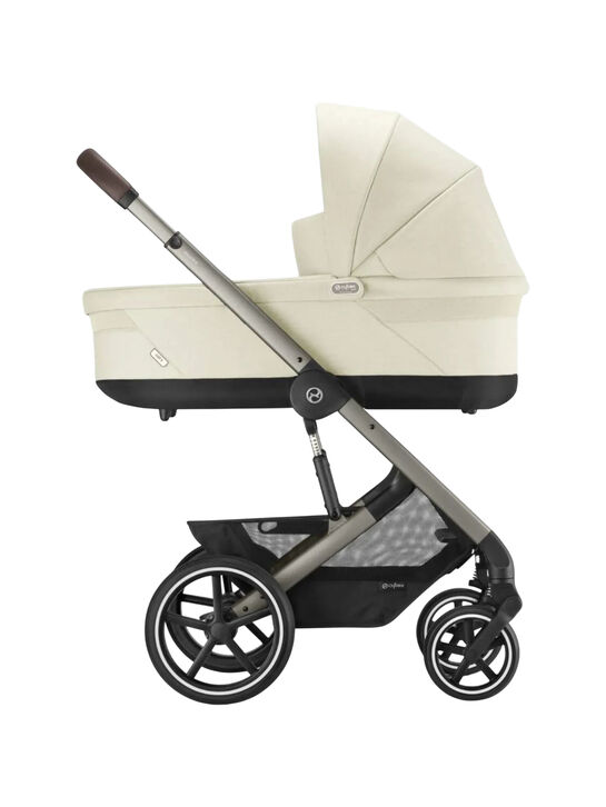 Коляска 2в1 Balios S Lux TPE Seashell Beige с дождевиком CYBEX | Фото 7