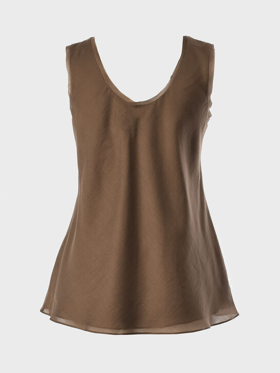 Топ шоколадного оттенка Flashin | Фото 5