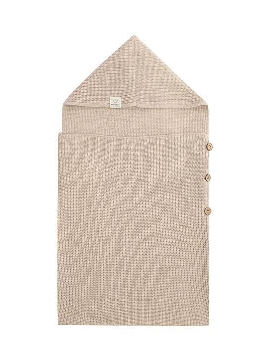 Конверт вязаный, бежевый Maglificio di Verona | Фото 1