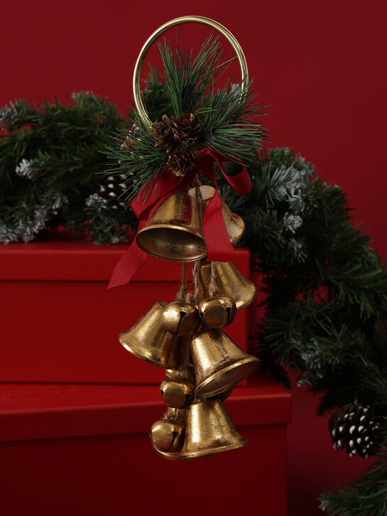 Праздничное украшение с колокольчиками и шишками, 35 см Goodwill | Фото 2