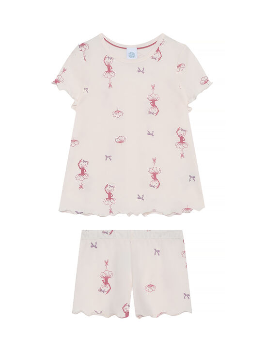 Пижама с принтом &quot;балерина&quot; Sanetta | Фото 1