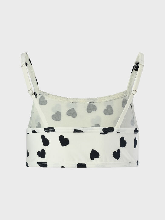 Бюстгальтер-топ, принт сердечки Sanetta | Фото 2