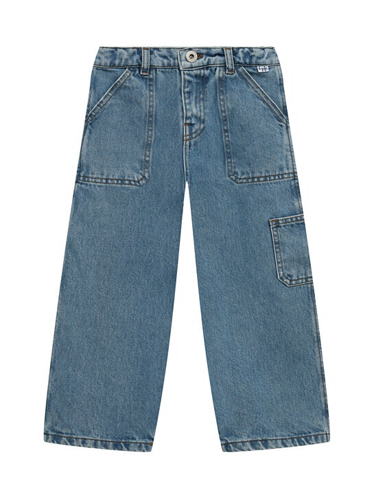 Джинсы с вареным эффектом IL Gufo | Фото 1