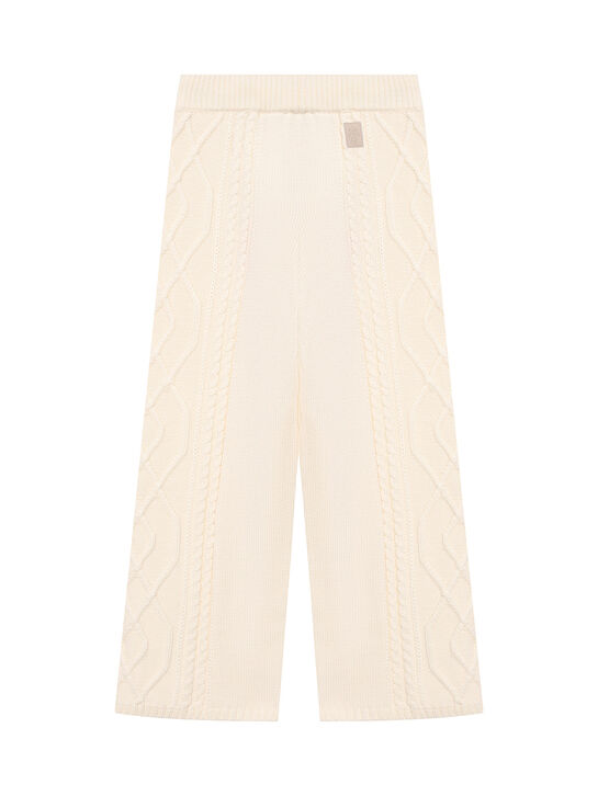 Брюки вязка ромбы и косы Eleventy | Фото 3
