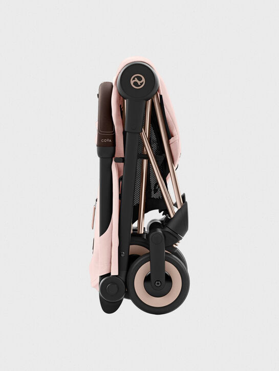 Коляска Coya Rosegold Peach Pink с дождевиком и бампером CYBEX | Фото 7
