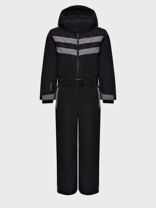 Комбинезон с капюшоном и полосками, черный PinBina | Фото 1