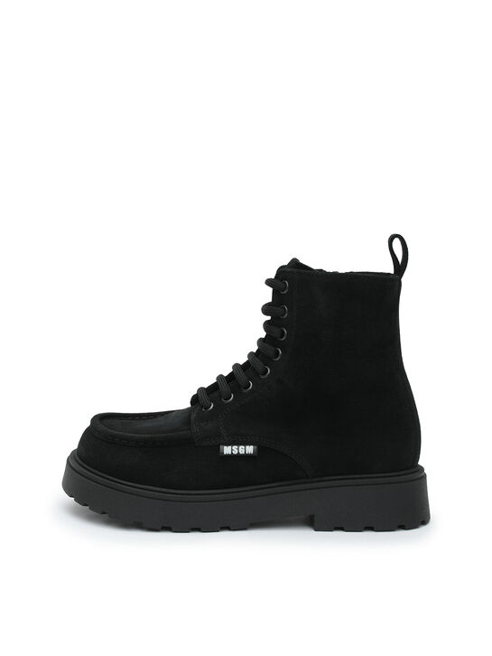 Ботинки замшевые с флисовой подкладкой MSGM | Фото 1