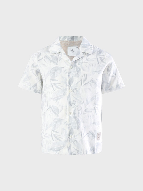 Рубашка с принтом &quot;листья&quot; Eleventy | Фото 1