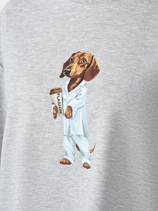 Футболка с принтом Таксы Flashin | Фото 7