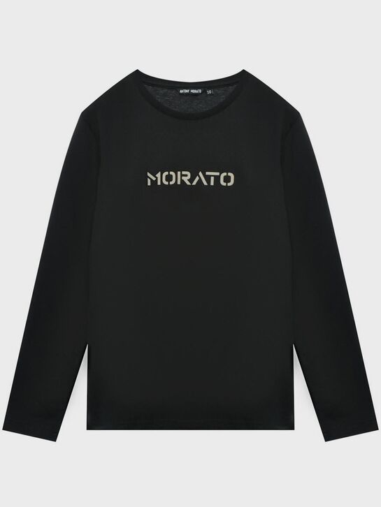 Базовая толстовка с лого, черная Antony Morato | Фото 1
