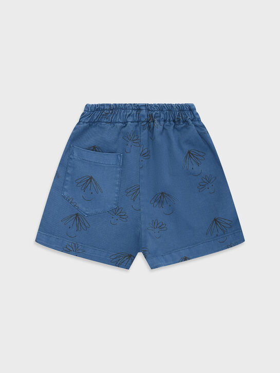 Шорты с принтом &quot;рожицы&quot; Weekend house kids | Фото 3