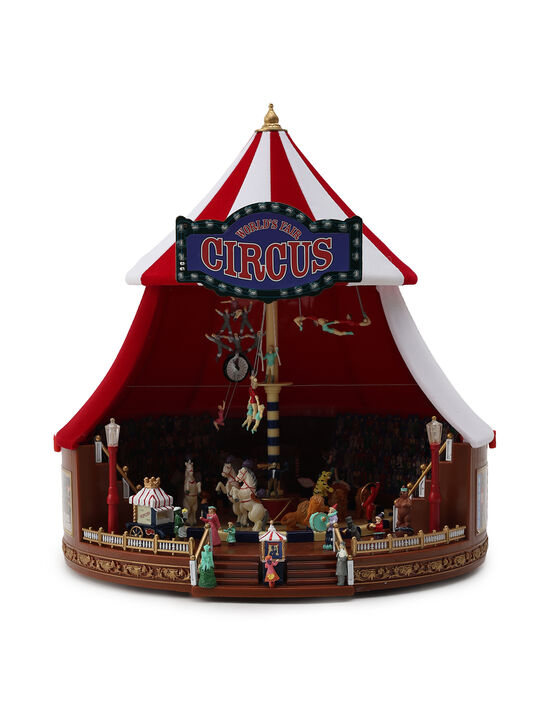 Новогодний сувенир Цирк &quot;Большой топ&quot;, 31 см, адаптер Musicboxworld | Фото 1