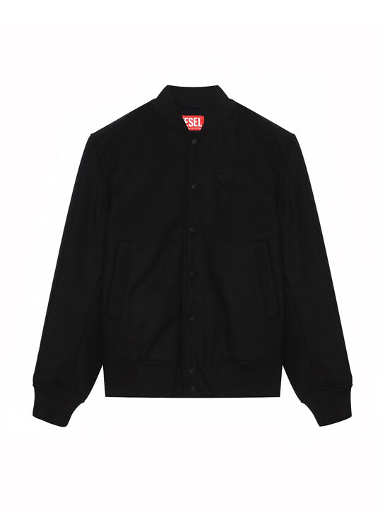 Куртка-бомбер, черная Diesel | Фото 1