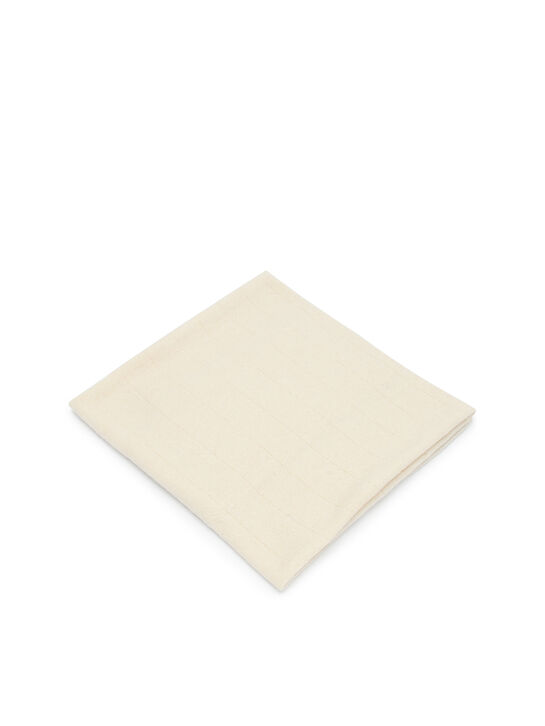 Плед из шерсти и кашемира, бежевый Born to Bloom | Фото 2