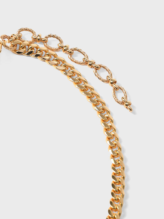 Чокер из латуни с подвеской в форме сердца I Love Cameo | Фото 3