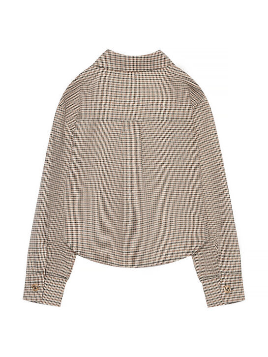 Рубашка в гусиную лапку TWINSET | Фото 2