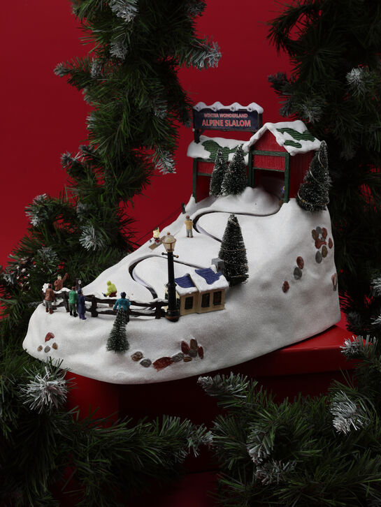 Новогодний сувенир &quot;Альпийский слалом&quot;, адаптер Musicboxworld | Фото 2