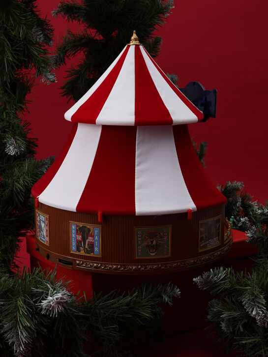 Новогодний сувенир Цирк &quot;Большой топ&quot;, 31 см, адаптер Musicboxworld | Фото 3