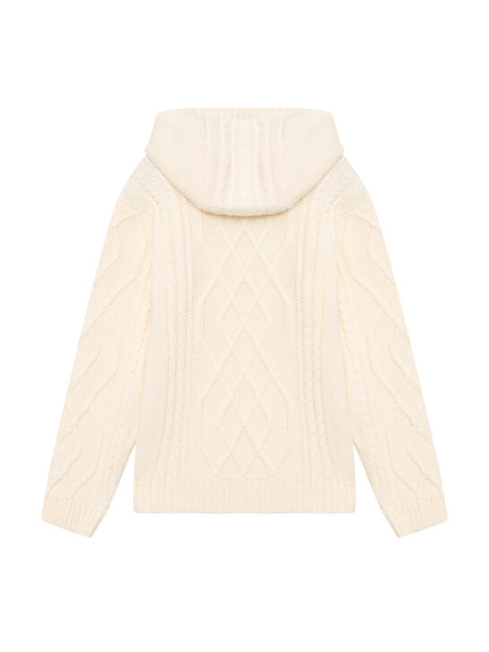 Джемпер вязка ромбы и косы Eleventy | Фото 3