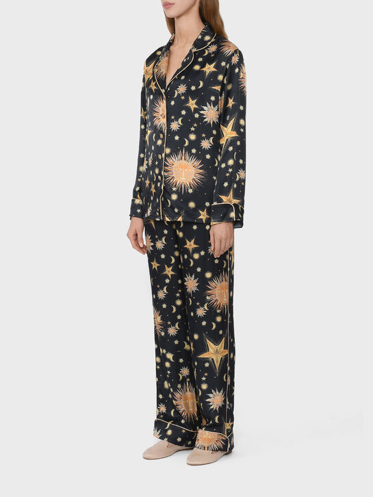 Комплект: рубашка и брюки, с принтом &quot;звездное небо&quot; Dan Maralex | Фото 3