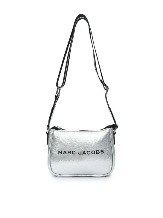 Сумка с лого, серебристая Marc Jacobs | Фото 4