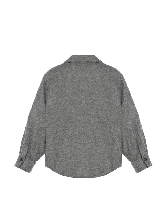 Рубашка утепленная с накладными карманами Brunello Cucinelli | Фото 3