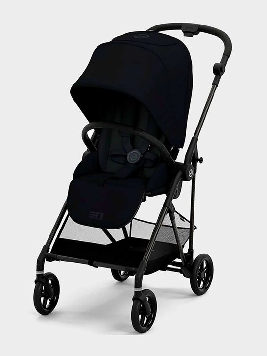 Коляска прогулочная Melio Carbon Magic Black с дождевиком CYBEX | Фото 2