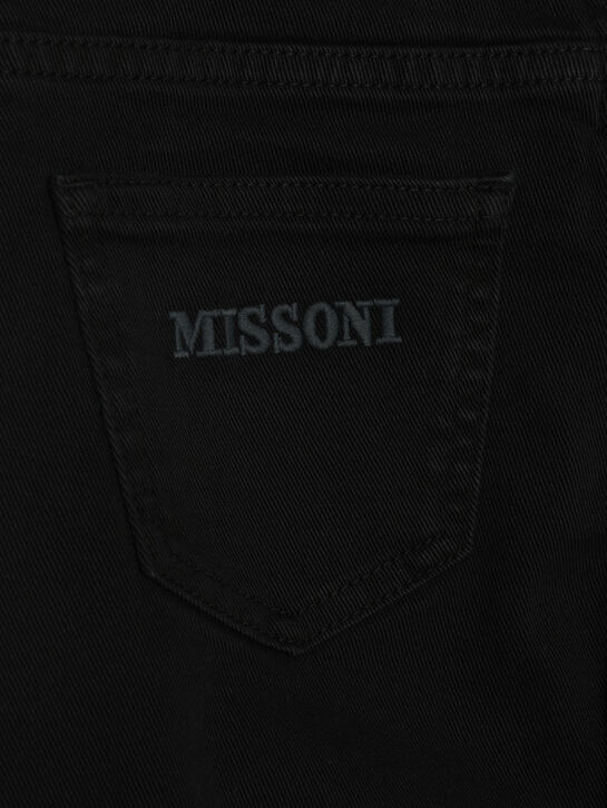 Джинсы широкие с вышивкой зиг-заги Missoni | Фото 3