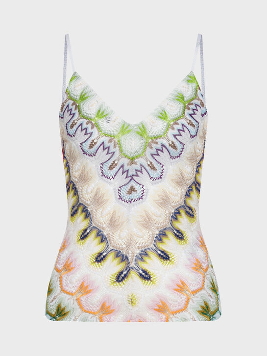 Топ на бретелях с орнаментом Missoni | Фото 1