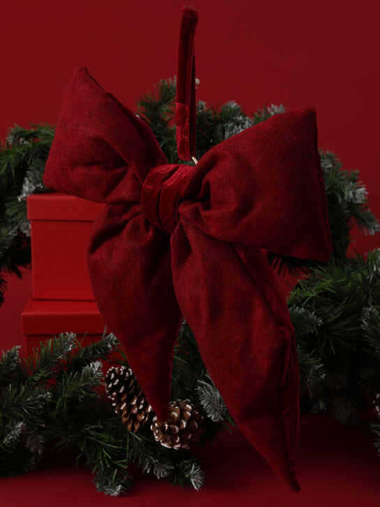 Бант для декора с бархатной текстурой, 30 см Goodwill | Фото 3