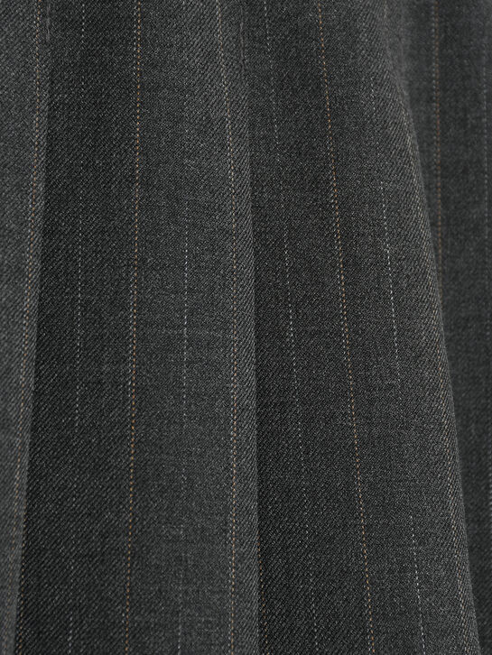 Юбка в полоску, серая Dan Maralex | Фото 5